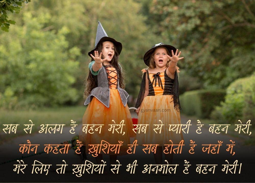 Best Brother And Sister Quotes In Hindi With Shayari and Status 30 Brother and sister shayari Quotes and Status with Captions 29 - Brother And Sister Quotes