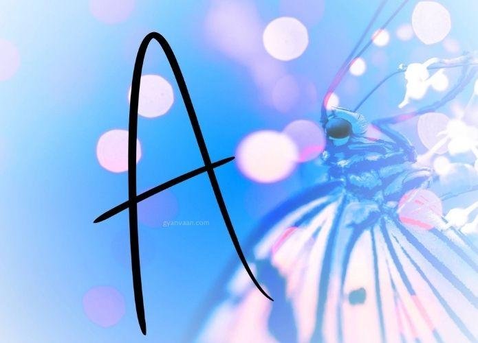 a name dp stylish with art 8 - A Name Dp