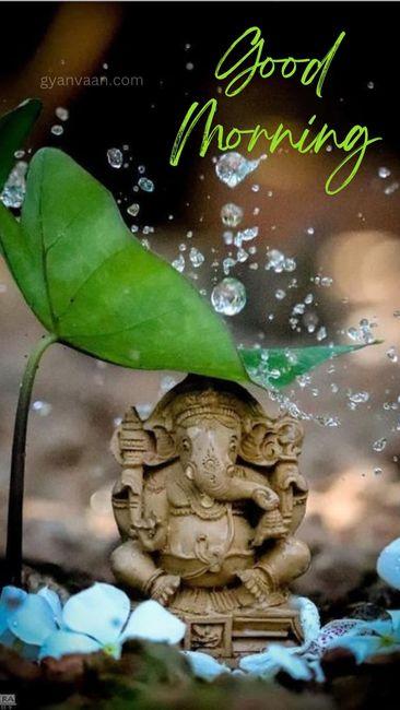 Good Morning God Images With Quotes in Hindi 6 good morning hindu god images
