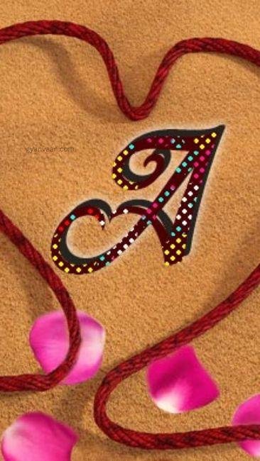 love a name dp with art 4 - A Name Dp