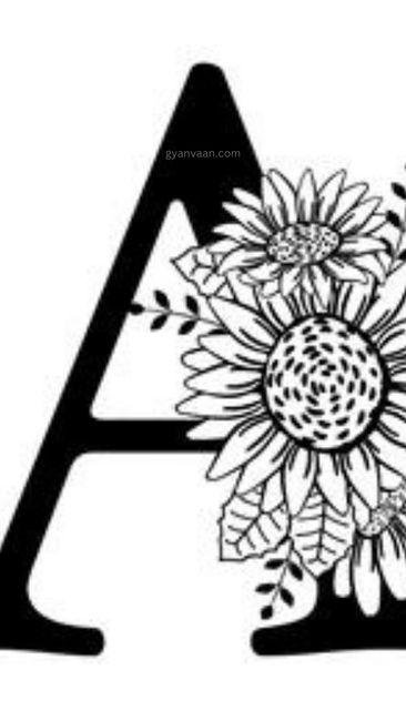 stylish a letter dp 1 - A Name Dp