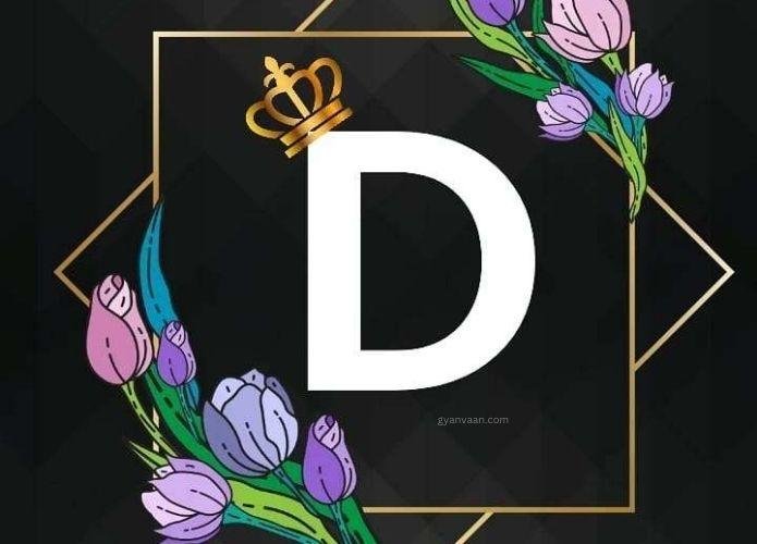 stylish d letter WhatsApp dp 3 - d name DP