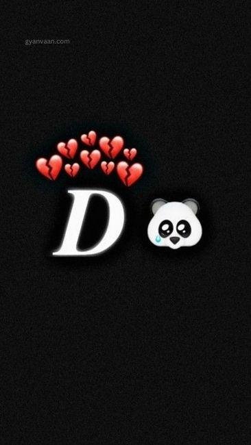 stylish d letter dp 5 - d name DP