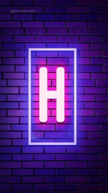 stylish h letter dp 6 - h name dp