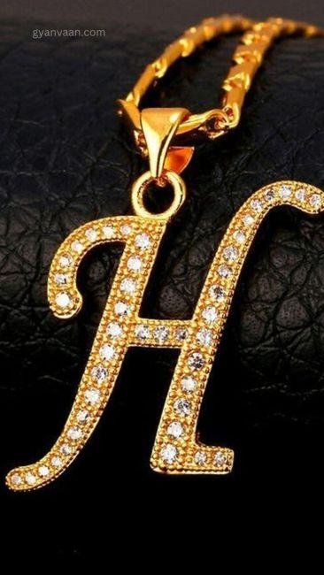 stylish h letter dp 7 - h name dp