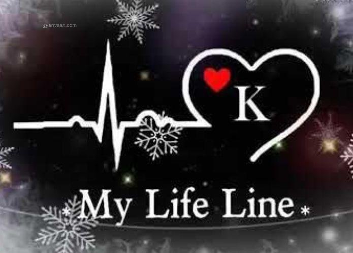 stylish k letter whatsapp dp 7 - k name dp