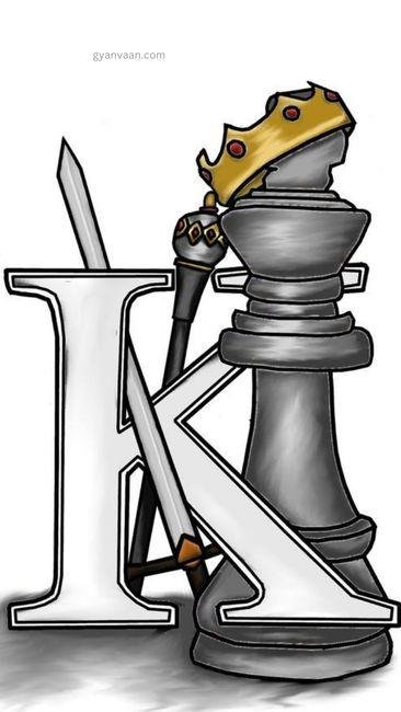 stylish k letter whatsapp dp 9 - k name dp