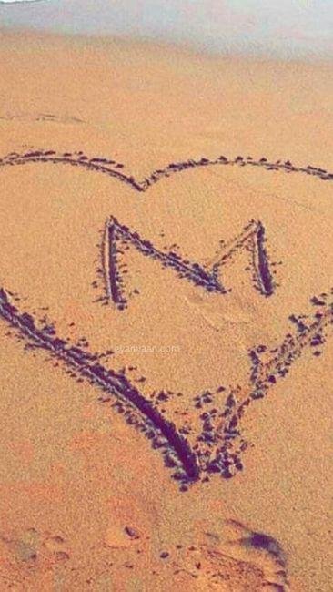 stylish m letter dp 4 - m name dp