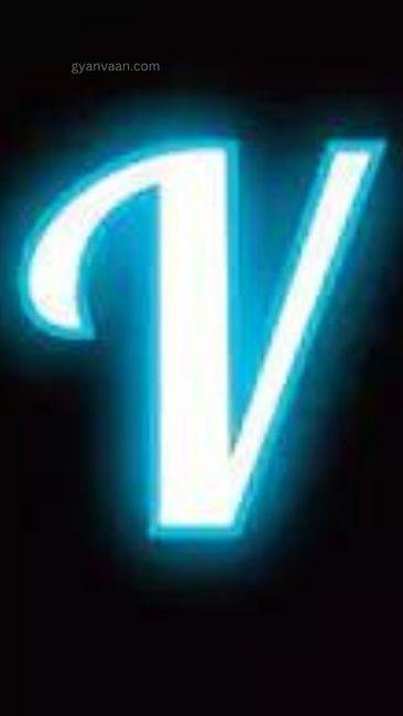 v letter dp for whatsapp 10 - v name dp