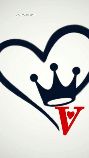 v letter dp for whatsapp 3 - v name dp