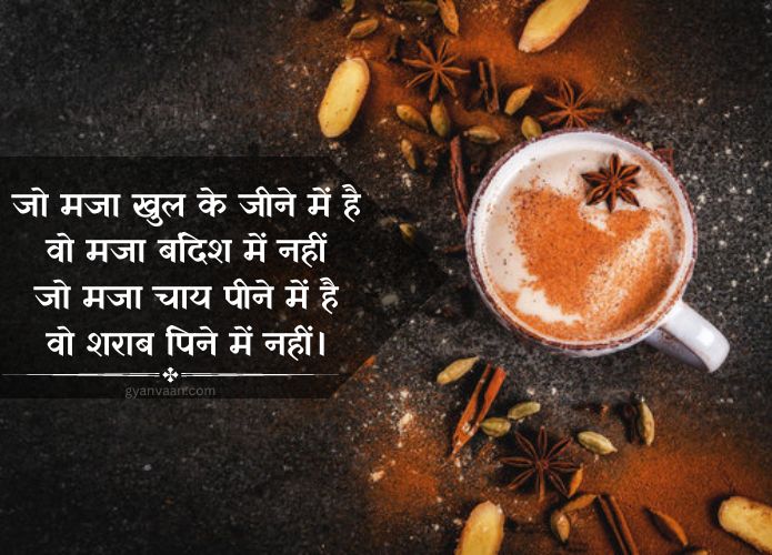 Best Chai Shayari and Quotes For Tea Lover | चाय शायरी 5 tea shayari in hindi